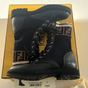 Fendi combat boots! Size 38 worn a few times like new!!